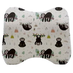 Cute Sloths Velour Head Support Cushion by Sobalvarro