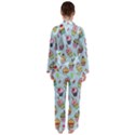 Cupcake Doodle Pattern Satin Long Sleeve Pyjamas Set View2