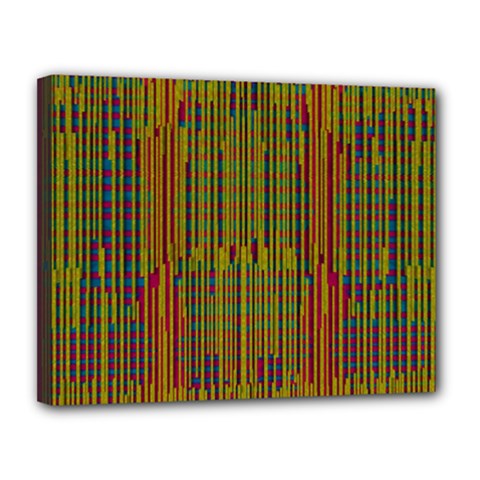 Colors From The Sea Decorative Canvas 14  X 11  (stretched) by pepitasart