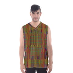 Colors From The Sea Decorative Men s Basketball Tank Top by pepitasart