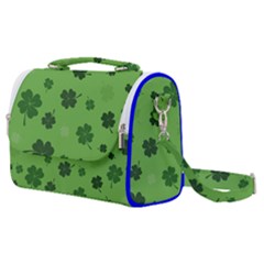St Patricks Day Satchel Shoulder Bag by Valentinaart