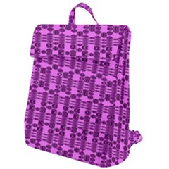 Digital Violet Flap Top Backpack by Sparkle