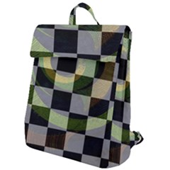 Digital Checkboard Flap Top Backpack by Sparkle