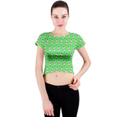 Knotty Ball Crew Neck Crop Top by Sparkle