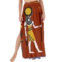 Ancient Egyptian Religion Seamless Pattern Maxi Chiffon Tie-Up Sarong View1