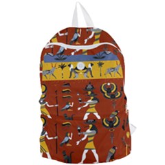 Ancient Egyptian Religion Seamless Pattern Foldable Lightweight Backpack by Wegoenart