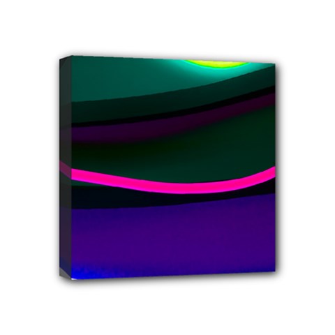Neon Wonder Mini Canvas 4  X 4  (stretched) by essentialimage