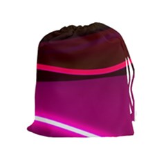 Neon Wonder Drawstring Pouch (xl) by essentialimage