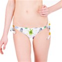 Seamless Pattern Cartoon Space Planets Isolated White Background Bikini Bottom View1