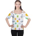 Seamless Pattern Cartoon Space Planets Isolated White Background Cutout Shoulder Tee View1
