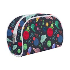 Cosmos Ufo Concept Seamless Pattern Makeup Case (small) by Vaneshart