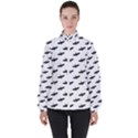Freedom Concept Graphic Silhouette Pattern Women s High Neck Windbreaker View1