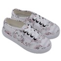 Cat With Bow Pattern Kids  Classic Low Top Sneakers View3