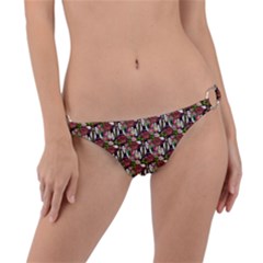Swimmer 20s Brown Ring Detail Bikini Bottom by snowwhitegirl