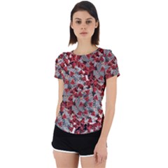 Covid 19 Back Cut Out Sport Tee by FabricRocks