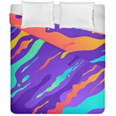 Multicolored Abstract Background Duvet Cover Double Side (california King Size) by Vaneshart