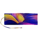 Abstract Antelope Pattern Background Roll Up Canvas Pencil Holder (M) View1