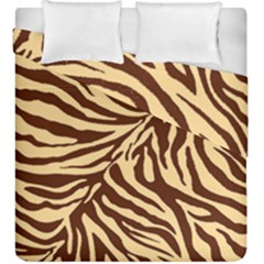 Zebra 2 Duvet Cover Double Side (king Size) by dressshop