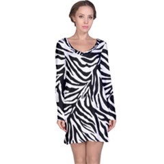 Zebra 1 Long Sleeve Nightdress by dressshop