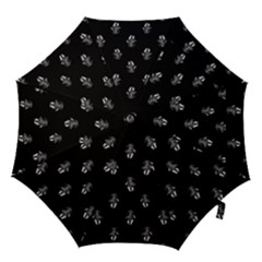 Creepy Skull Doll Motif Print Pattern Hook Handle Umbrellas (small) by dflcprintsclothing
