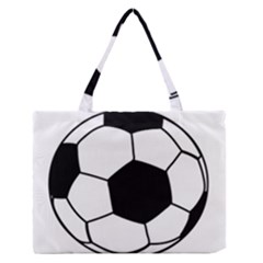 Soccer Lovers Gift Zipper Medium Tote Bag by ChezDeesTees