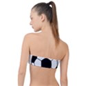 Soccer Lovers Gift Classic Bandeau Bikini Top  View2