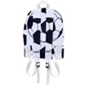 Soccer Lovers Gift Zip Bottom Backpack View3