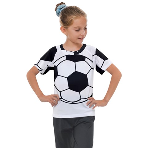 Soccer Lovers Gift Kids  Mesh Piece Tee by ChezDeesTees