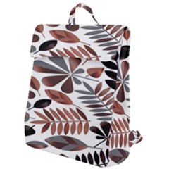 Shiny Leafs Flap Top Backpack by Sparkle