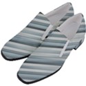 Modern Stripes Print Women Slip On Heel Loafers View2