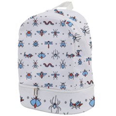 Insects-icons-square-seamless-pattern Zip Bottom Backpack by Vaneshart