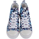 Dogs-seamless-pattern Women s Mid-Top Canvas Sneakers View1