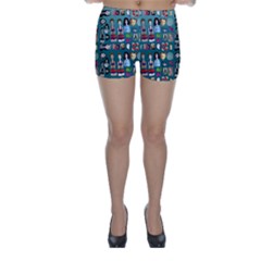 Kawaiicollagepattern2 Skinny Shorts by snowwhitegirl