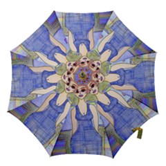 Swimmer By Pool Hook Handle Umbrellas (small) by snowwhitegirl