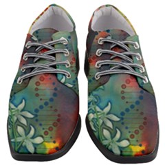 Flower Dna Women Heeled Oxford Shoes by RobLilly