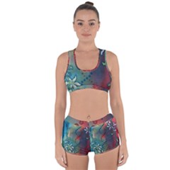 Flower Dna Racerback Boyleg Bikini Set by RobLilly