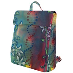 Flower Dna Flap Top Backpack by RobLilly