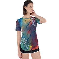 Flower Dna Perpetual Short Sleeve T-shirt by RobLilly