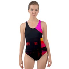 Ocean Dreaming Cut-out Back One Piece Swimsuit by essentialimage