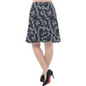 Intricate Modern Abstract Ornate Pattern Fishtail Chiffon Skirt View2