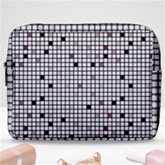 Pattern Petit Carreaux Make Up Pouch (large) by kcreatif