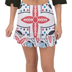 Motif Fishtail Mini Chiffon Skirt by Sobalvarro