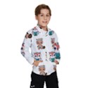Cute cartoon boho animals seamless pattern Kids  Windbreaker View1