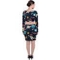 Seamless pattern with breakfast symbols morning coffee Top and Skirt Sets View2