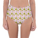 Hawaii Ghost Lilac Reversible High-Waist Bikini Bottoms View1