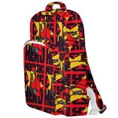Working Class Hero - Welders And Other Handymen Are True Heroes - Work Double Compartment Backpack by DinzDas