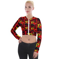 Working Class Hero - Welders And Other Handymen Are True Heroes - Work Long Sleeve Cropped Velvet Jacket by DinzDas