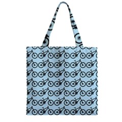 Mountain Bike - Mtb - Hardtail And Dirt Jump Zipper Grocery Tote Bag by DinzDas