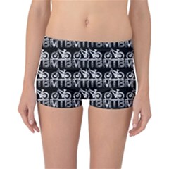 Mountain Bike - Mtb - Hardtail And Dirt Jump 2 Reversible Boyleg Bikini Bottoms by DinzDas