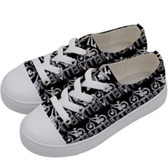 Mountain Bike - Mtb - Hardtail And Dirt Jump 2 Kids  Low Top Canvas Sneakers by DinzDas